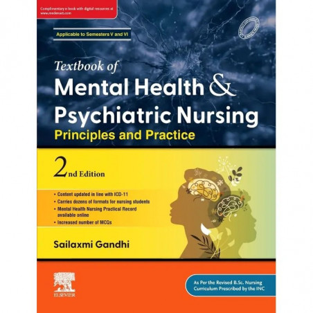Textbook of Mental Health and Psychiatric Nursing: Principles and Practice, 2e book by Sailaxmi Gandhi