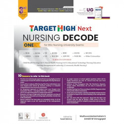 Target High Next Nursing Decode One Nation Bsc Book For Bsc Nursing University Exams 3Rd Year Semester V & Vi Year (Pb 2025)… -