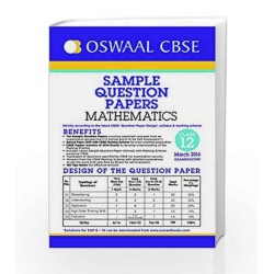 Oswaal CBSE Sample Question Papers For Class 12 Mathematics (For 2016 Exams) by HARVARD BUSINESS REVIEW Book-9789351276067