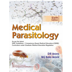 Medical Parasitology, 6/e | As per the latest NMC Guidelines | Competency Based Medical Education (CBME) Curriculum under Gr…
