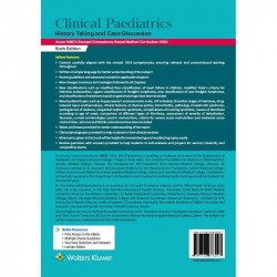 CLINICAL PAEDIATRICS HISTORY TAKING CASE DISCUSSION WITH ACCESS CODE 6ED (PB 2026) book by Dr Aruchamy Lakshmanaswamy - Back Cov