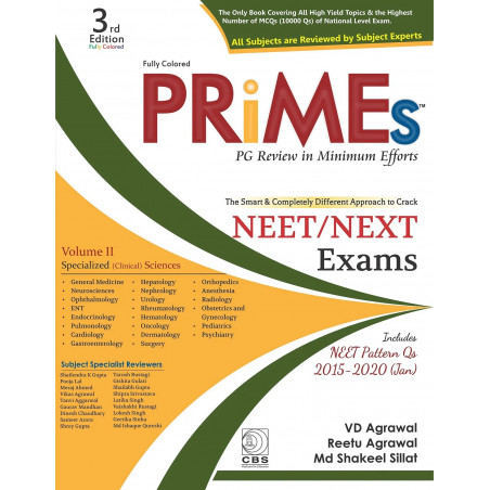 Primes Pg Review In Minimal Efforts Vol 2 Clinical Science 3Ed The Smart And Completely Different Approach To Crack Neet Nex…