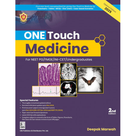 One Touch Medicine For Neet Pg/Fmge/ Ini-Cet/Undergraduates 2Ed (Pb 2025) book by Deepak Marwah