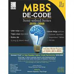 MBBS DE CODE SEMI SOLVED SERIES 2019-2008 2 PROF AVADH UNIVERSITY (PB 2020) book by GAJENDRA H - Back Cover