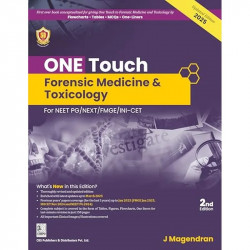 One Touch Forensic Medicine & Toxicology For NEET PG/NEXT/FMGE/INI-CET 2ED (PB 2025 ) book by J Magendran