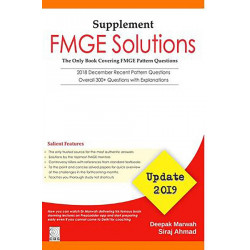 SUPPLEMENT FMGE SOLUTIONS UPDATE 2019 (PB 2019) book by MARWAH D.