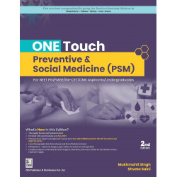 ONE TOUCH PREVENTIVE AND SOCIAL MEDICINE (PSM) 2ED (PB 2026) book by Dr Mukhmohit Singh, Shveta Saini