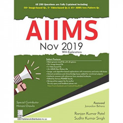 AIIMS NOV 2019 WITH EXPLANATIONS (PB 2020) book by RANJAN KUMAR PATEL - Back Cover