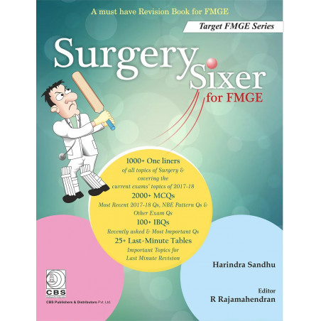 SURGERY SIXER FOR FMGE (PB 2018) book by SANDHU H