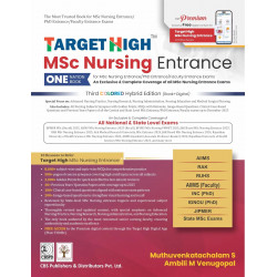 TARGET HIGH MSc Nursing Entrance, 3rd COLORED HYBRID EDITION (PB 2026) book by Muthuvenkatachalam S, Ambili M Venugopal
