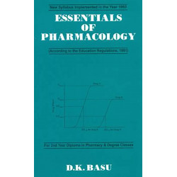 ESSENTIALS OF PHARMACOLOGY (PB 2020) book by DK BASU