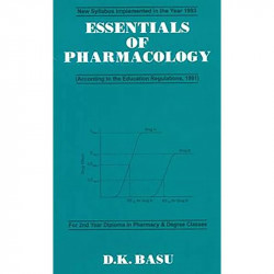 ESSENTIALS OF PHARMACOLOGY (PB 2020) book by DK BASU - Back Cover