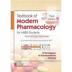 TEXTBOOK OF MODERN PHARMACOLOGY FOR MBBS STUDENTS 3ED (PB 2021) book by MUNIAPPAN M - Back Cover