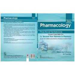 PHARMACOLOGY PRACTICAL NOTEBOOK FOR SECOND YEAR DIPLOMA IN PHARMACY 2ED (PB 2023) book by SHARMA V.D. - Back Cover