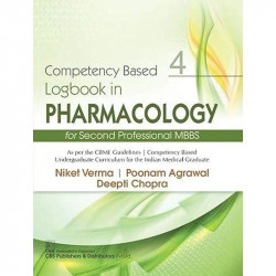 Competency Based Logbook In Pharmacology 4 For Second Professional Mbbs (Pb 2025) book by VERMA N. - Back Cover