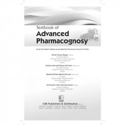Textbook of Advanced Pharmacognosy for MPharm Students | As per the latest Syllabus Prescribed by Pharmacy Council of India… - A