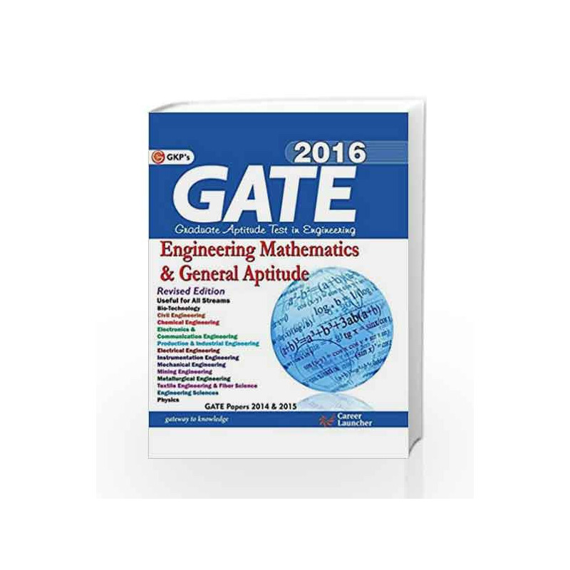 Gate engineering & Mathematics General Apptitude 2016 by GKP Book-9789351444961