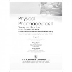 Physical Pharmaceutics II | Theory and Practicals | Course Codes: BP403T and BP407P for Fourth Semester Bachelor in Pharmacy… -