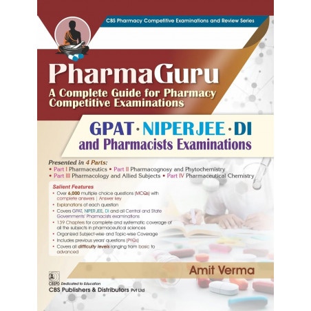 PharmaGuru | A Complete Guide for Pharmacy Competitive Examinations GPAT • NIPERJEE • DI and Pharmacists Examinations (PB 20…