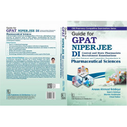 CBS Pharmacy Competitive Examinations Series | Guide for GPAT NIPER JEE DI | Central and State Pharmacists Recruitment Exami… -