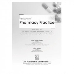 TEXTBOOK OF PHARMACY PRACTICE FOR SEVENTH SEMESTER BACHELOR IN PHARMACY (PB 2024) book by ANEES AHMAD SIDDIQUI - Additional Imag