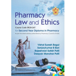 Pharmacy Law and Ethics for Second Year Diploma in Pharmacy book by BAGUL V S