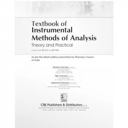 Textbook of Instrumental Methods of Analysis Theory and Practical | Course Codes: BP 701T and BP 705P - 2026 book by Bhaskar… -