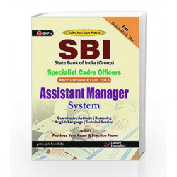 Study Guide SBI Assistant Manager Systems: Specialist Cadre Officers - 2016 by GKP Book-9789351447832