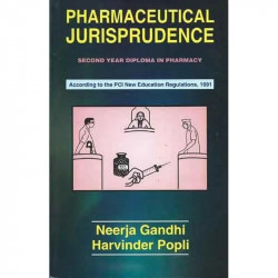 Pharmaceutical Jurisprudence Second Year Diploma In Pharmacy (Pb 2019) book by GANDHI N