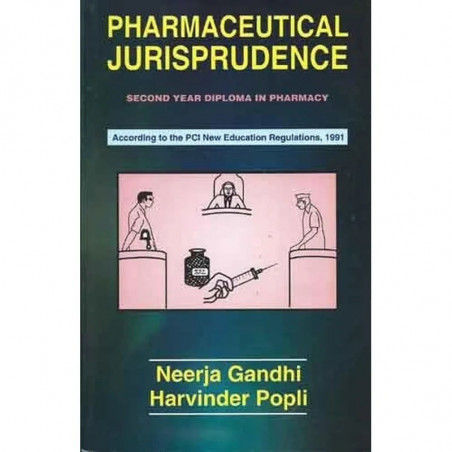 Pharmaceutical Jurisprudence Second Year Diploma In Pharmacy (Pb 2019) book by GANDHI N