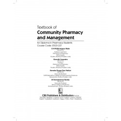 Textbook of Community Pharmacy and Management for Diploma in Pharmacy Students | Course Code: ER20-22T | (PB - 2026) book by… -