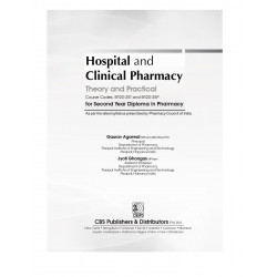 Hospital and Clinical Pharmacy : Theory and Practical for Second Year Diploma in Pharmacy | (Course Codes ER20-25T and ER20-… -
