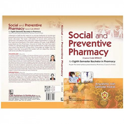 SOCIAL AND PREVENTIVE PHARMACY FOR EIGHTH SEMESTER BACHELOR IN PHARMACY (PB 2023) book by JAIN A - Additional Image 3