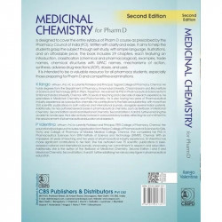 Medicinal Chemistry for Pharm D, 2/e ( Pb 2025 ) As per the latest syllabus prescribed by Pharmacy Council of India book by… - A
