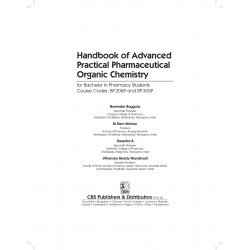 Handbook of Advanced Practical Pharmaceutical Organic Chemistry for Bachelor in Pharmacy Students | Course Codes: BP 208P an… -