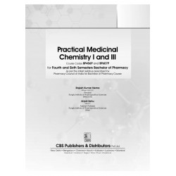 PRACTICAL MEDICINAL CHEMISTRY I AND III FOR FOURTH AND SIXTH SEMESTERS BACHELOR OF PHARMACY (PB 2023) book by NEMA R.K. - Additi