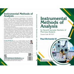 Instrumental Methods of Analysis for Seventh Semester Bachelor of Pharmacy Students | Course Code: BP701T | (PB -2026 ) book… -