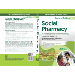 CBS Confident Pharmacy Series | Social Pharmacy for First Year Diploma in Pharmacy 2/e book by VN Raje - Additional Image 3