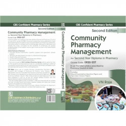 CBS Confident Pharmacy Series | Community Pharmacy and Management Community Pharmacy and Management 2/e book by VN Raje - Additi
