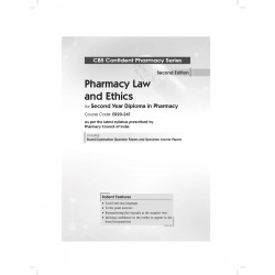 CBS Confident Pharmacy Series | Pharmacy Law and Ethics | for second Year Diploma in Pharmacy 2/e book by VN Raje - Additional I
