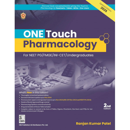 One Touch Pharmacology For Neet Pg Fmge Ini Cet Undergraduates 2Ed (Pb 2025) book by Ranjan Kumar Patel