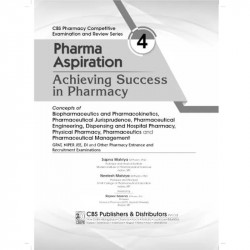 Pharma Aspiration 4: Achieving Success in Pharmacy | Concepts of Biopharmaceutics and Pharmacokinetics, Pharmaceutical Juris… -