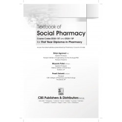 Textbook of Social Pharmacy Course Codes ER20-15T and ER20-15P for First Year Diploma in Pharmacy -2024 book by Shilpi Agarw… -