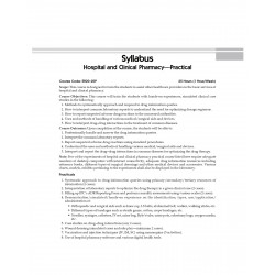 HOSPITAL AND CLINICAL PHARMACY PRACTICAL NOTEBOOK FOR SECOND YEAR DIPLOMA IN PHARMACY (PB 2023) book by SHARMA V.D. - Additional