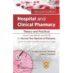 HOSPITAL AND CLINICAL PHARMACY THEORY AND PRACTICAL 2ED (PB 2023) book by SIDDIQUI A.A