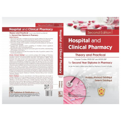 HOSPITAL AND CLINICAL PHARMACY THEORY AND PRACTICAL 2ED (PB 2023) book by SIDDIQUI A.A - Back Cover