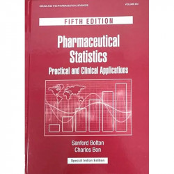 Pharmaceutical Statistics book by BOLTON - Back Cover