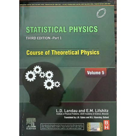 STATISTICAL PHYSICS, VOLUME 5 PART 1, 3RD EDN book by Landau