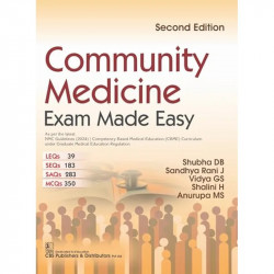 Community Medicine, 2ed. | Exam Made Easy (PB 2026) ISBN - 9788198953889 book by Shubha DB, Sandhya Rani J - Back Cover