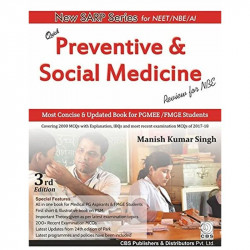 NEW SARP SEIRES FOR NEET/NBE/AI PREVENTIVE AND SOCIAL MEDICINE 3ED (PB 2018) book by SINGH M.K
